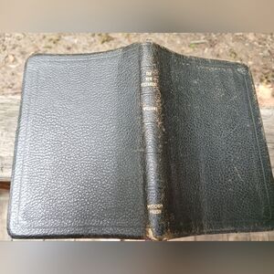 Black Leather Book Cover. The New‎ Testament Williams.